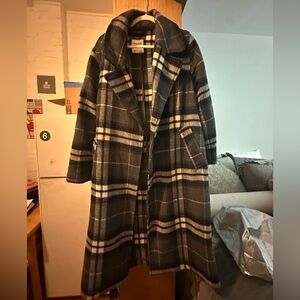 Abercrombie wool blend coat